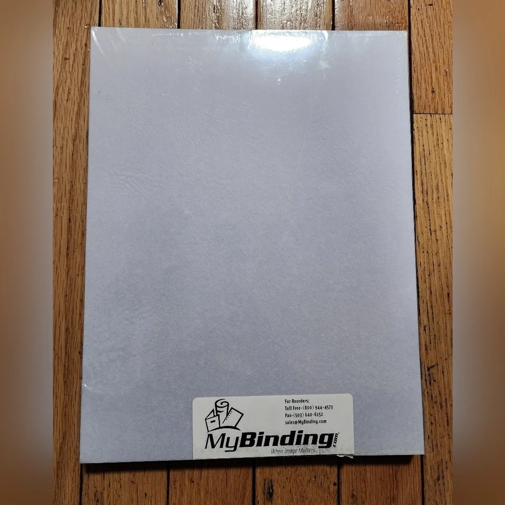 MyBinding Part Number: ITC78.5X11S 7mil PVC Clear Cover 8.5